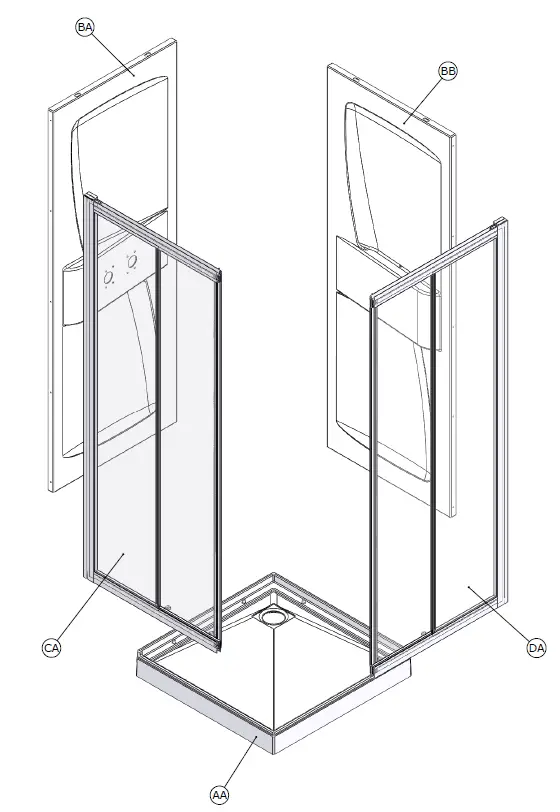 Couverture DES954K Electric Shower 1