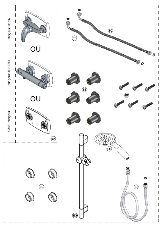 Couverture DES954K Electric Shower 4