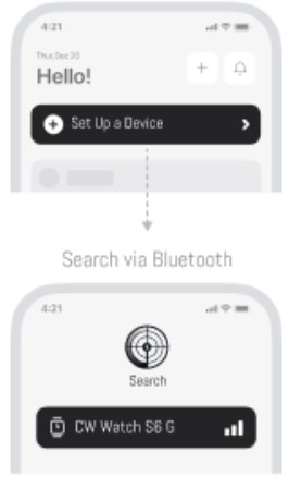 Creek Wearable C1024 Smart Watch - Steps for Use 4