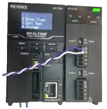 DAUDIN KV 7500 Series Modbus RTU Connection - Connection