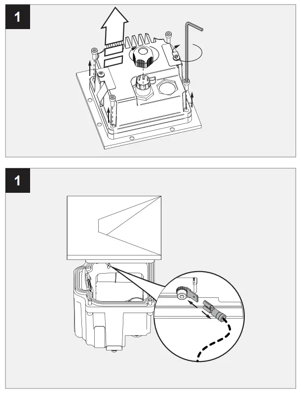 DELTA LIGHT Logic Recessed LED Wall Lamp - Fig1
