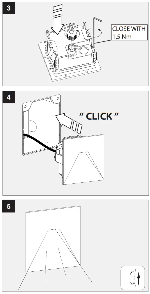 DELTA LIGHT Logic Recessed LED Wall Lamp - Fig3
