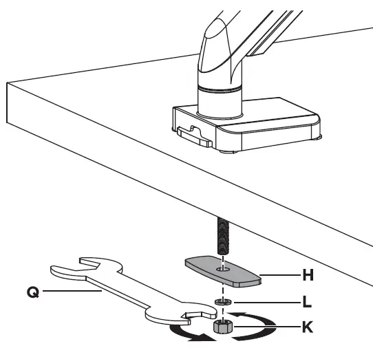 DELTACO ARM-0350 Premium Monitor Arm 11