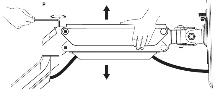 DELTACO ARM-0350 Premium Monitor Arm 14