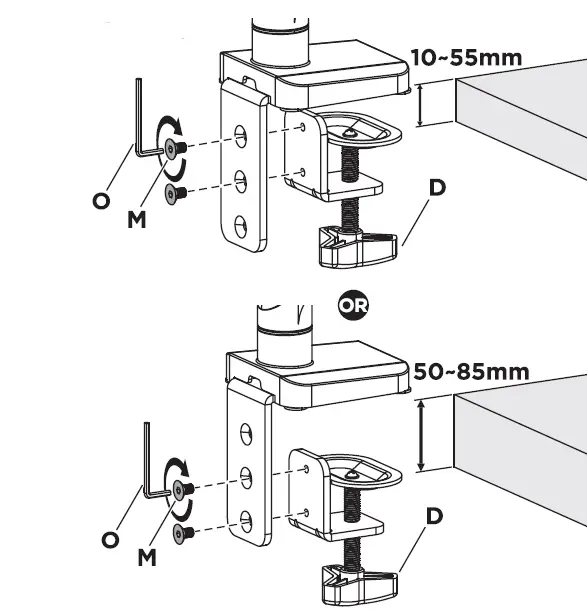 DELTACO ARM-0350 Premium Monitor Arm 6