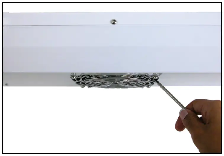 DESCO TB-3031 Chargebuster Overhead Ionizer - fan grills