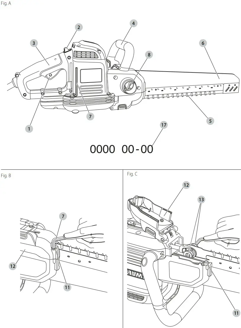 DEWALT DWE396 Alligator Saw - Figure 1