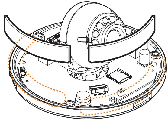 DIGITAL WATCHDOG DWC MF5Wi4TWDMP Ultra Low Profile Vandal Dome IP Camera - moisture absorber