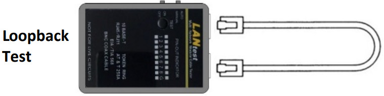 DIGITUS DN-14001-1 Network and Communication Cable Tester - Loopback