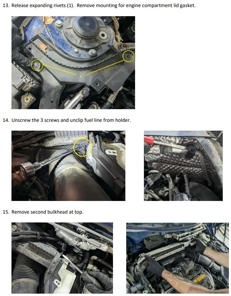 DINAN D760-0067 Intake Resonator Delete Pipe Instructions - REMOVAL OF STOCK SYSTEM