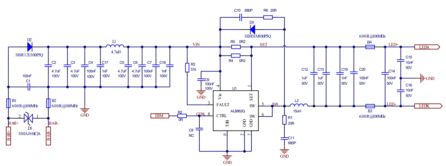 Evaluation Board Schematic