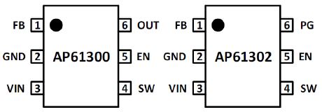 DIODES-AP61300-EV-M 2.3v-To-5.5v-Input-3a-Synchronous-Buck-Converter-1
