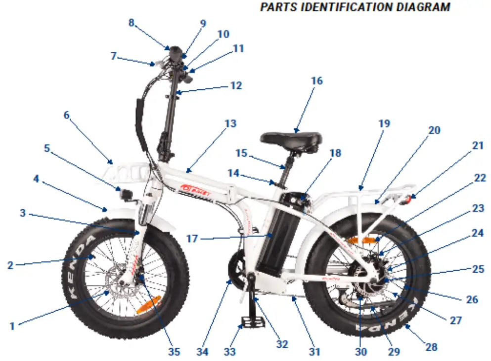 DJ BIKES HE005F DJ Folding Bike - Feager