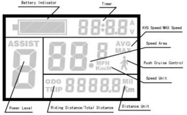 DJ BIKES HE005F DJ Folding Bike - King Meter