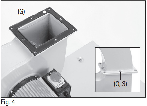 DRAPER 80947 Portable Dust Chip Extractor - ducting unit 2