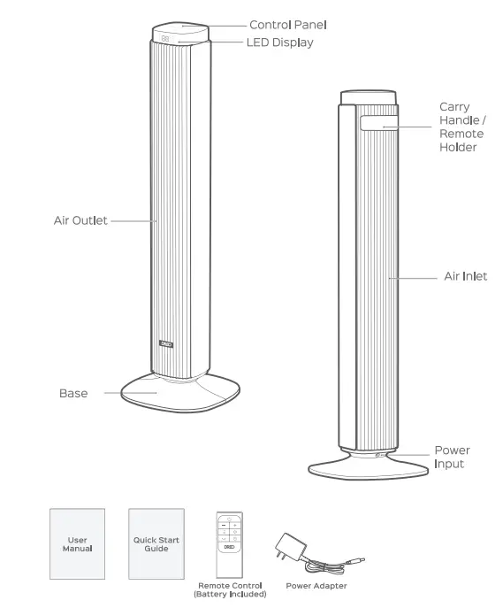 DREO-DR-HTF005S-Tower-Fan-Smart-Voice-Control-FIG-9