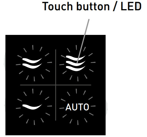DUCO 19140011 Ventilation Systems - Touch button