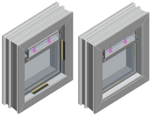 DUCO L0004126 Glass Mounted Window Ventilators - Dry Glazing 10