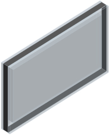 DUCO L0004126 Glass Mounted Window Ventilators - Dry Glazing