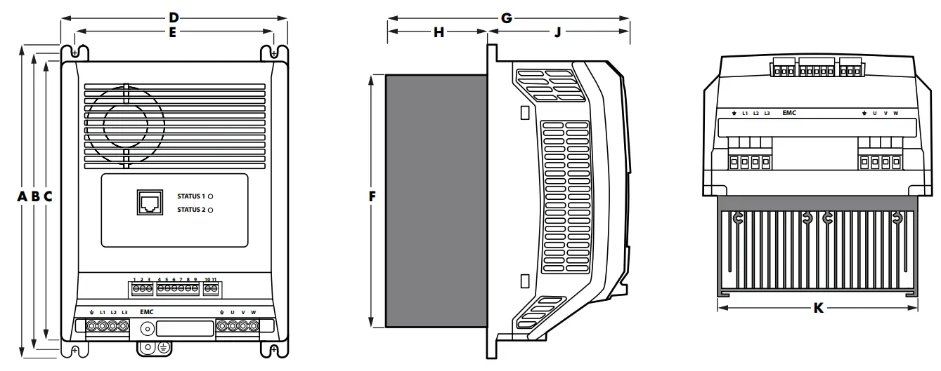 Drive Dimensions