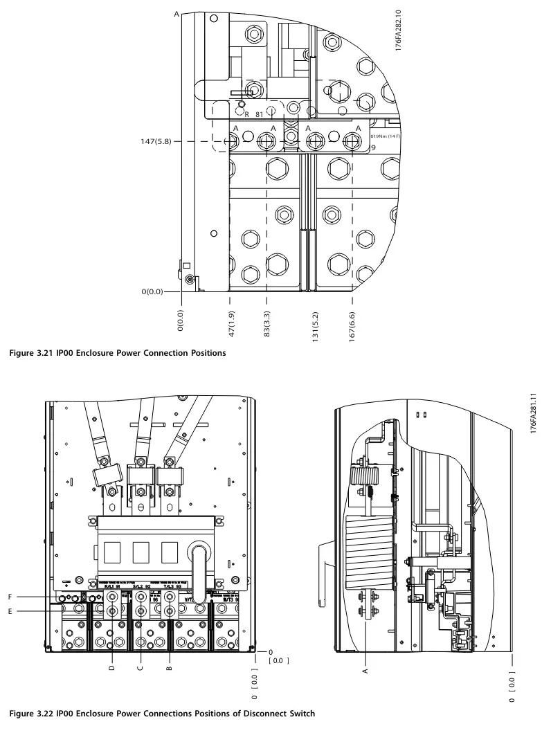 Danfoss FC 102 VLT HVAC Drive Enhanced - Terminal Locations4