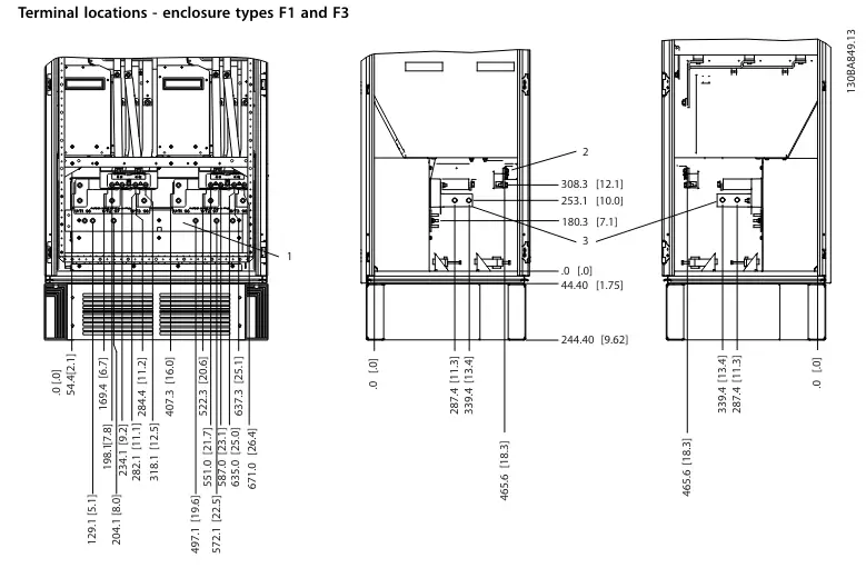 Danfoss FC 102 VLT HVAC Drive Enhanced - Terminal in Detail1