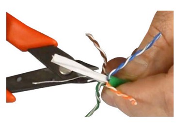 DataTronix DT CAT6 RJ45 100 Cat6 Unshielded Pass Through RJ45 - cable separator