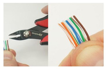 DataTronix DT CAT6 RJ45 100 Cat6 Unshielded Pass Through RJ45 - straight