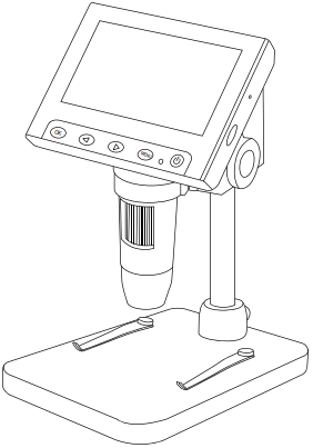 Dcorn 43 Inch LCD Digital Microscope A0