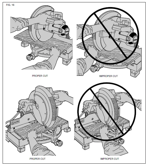 DeWalt DW705 Compound Miter Saw fig-14
