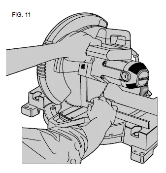 DeWalt DW705 Compound Miter Saw fig-9