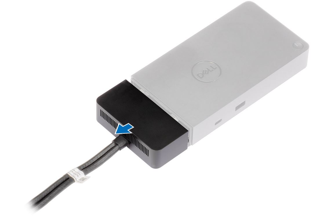Dell WD19DCS Docking Station Dual Cable User Guide - Gently pull the cable module away from the docking station