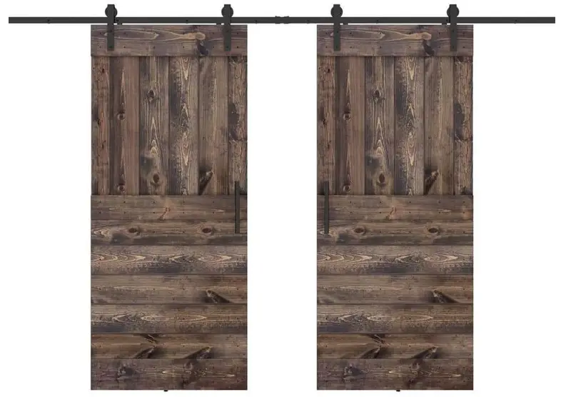 Dessliy HDD21DKBR84DIY Base Lite Sliding Barn Door - Cover