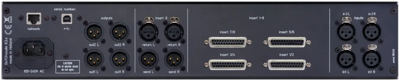 DuTCH IC2.1 Insert Computer Audio Chocolate - Rearpanel