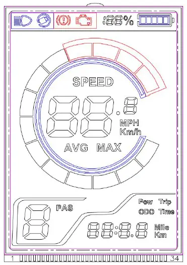 E-Bycco-LCD-X1-Electric-Bike-Meter-(4)