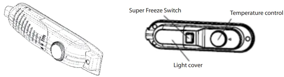 ECG ERB 21531 SE Refrigerator - Setting of the thermostat