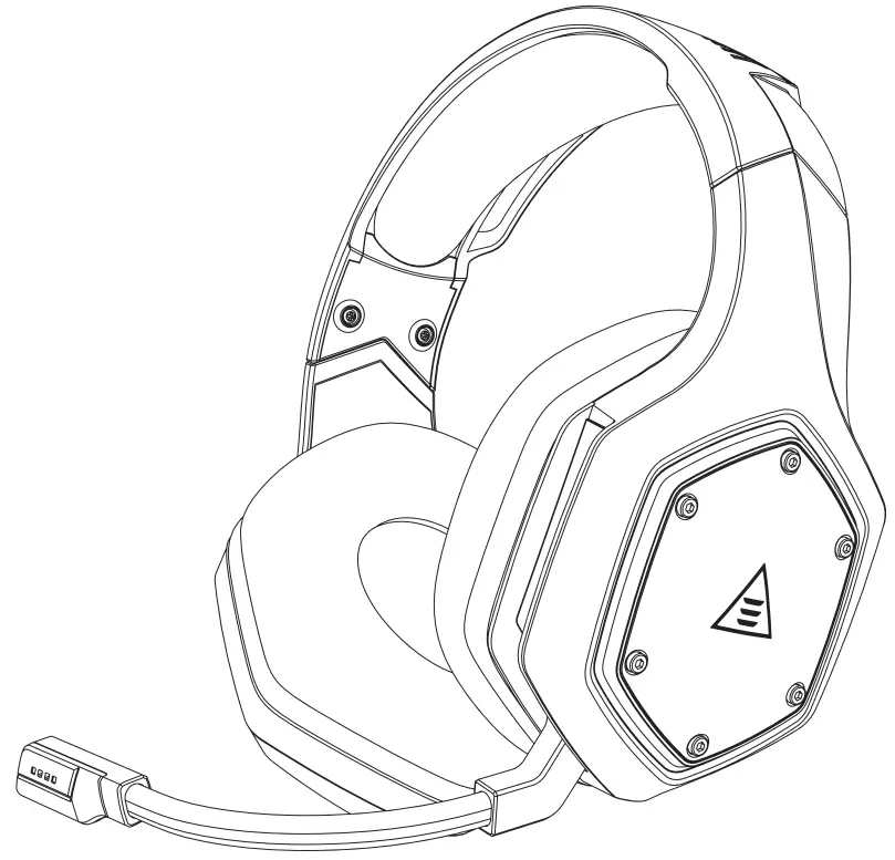 EKSA E1000 WT USB Wireless Gaming Headset