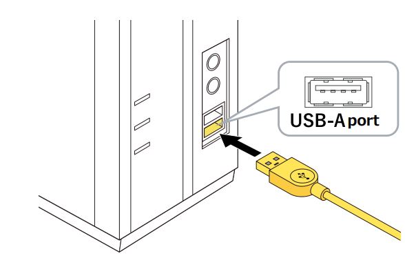 ELECOM M-VM510 Gaming Mouse User Manual - Connect the USB-A