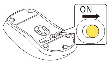 ELECOM M-VM510 Gaming Mouse User Manual - Turn the power ON
