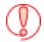 ELECOM M-VM510 Gaming Mouse User Manual - exclamation mark icon