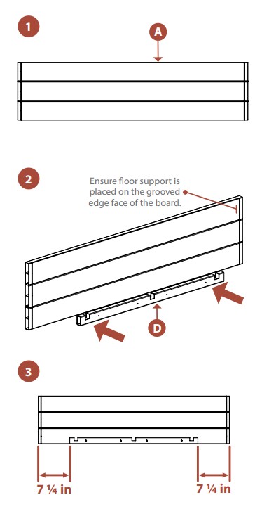 ENCLO EC18006, EC18007 Florence Screen Kit with Planter Box -LAY OUT MATERIALS