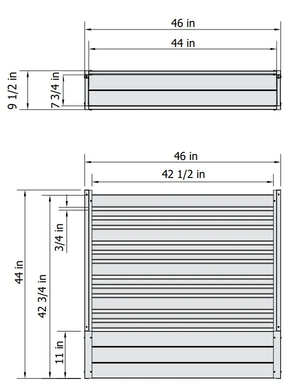 ENCLO EC18006, EC18007 Florence Screen Kit with Planter Box - icon