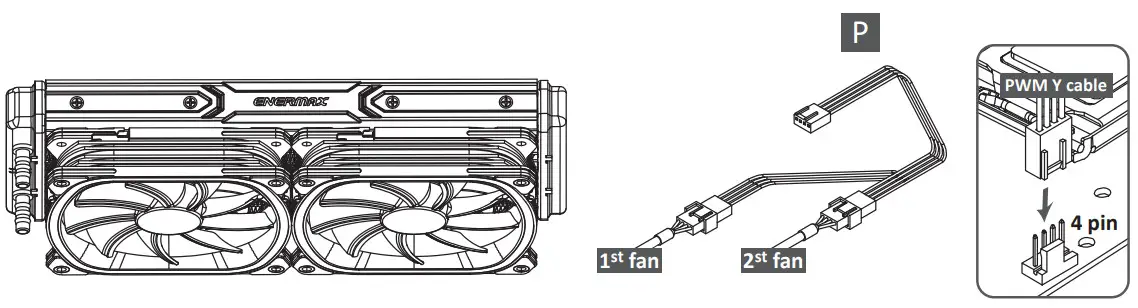 ENERMAX ELC-AQFA360-SQA Addressable RGB AIO Cooler - Intel Installation 10