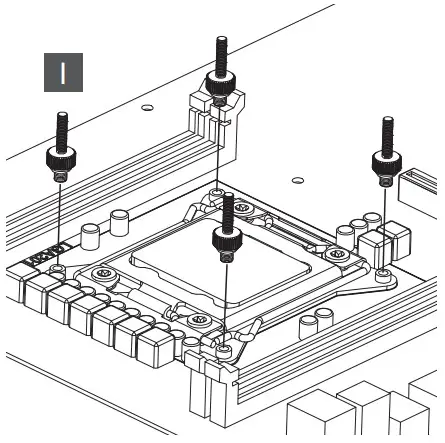ENERMAX ELC-AQFA360-SQA Addressable RGB AIO Cooler - Intel Installation 5