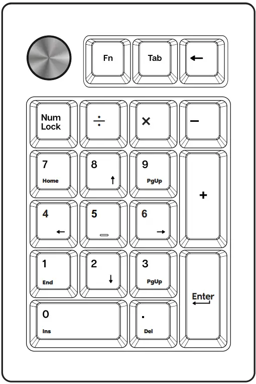 EPOMAKER EK21-X 20 Percent Triple Modes Hot Swappable RGB VIA Programmable Gasket Numpad