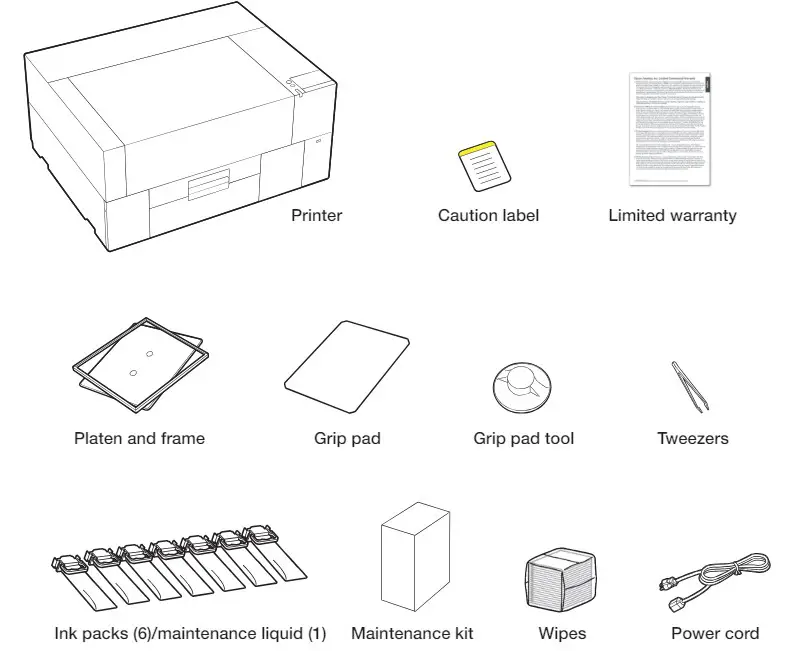 EPSON CPD64423 SureColor F1070 Standard Edition Printer - items