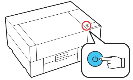 EPSON CPD64423 SureColor F1070 Standard Edition Printer - power button