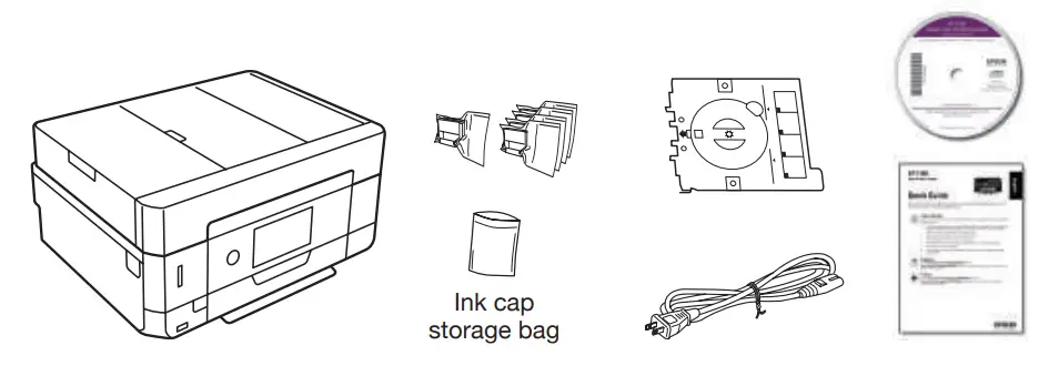 EPSON XP-7100 Small Printer - unpack
