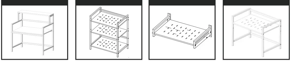 EQUAL EMOS 006-1B Mild Steel Wall Mount Microwave Oven- Fig 1