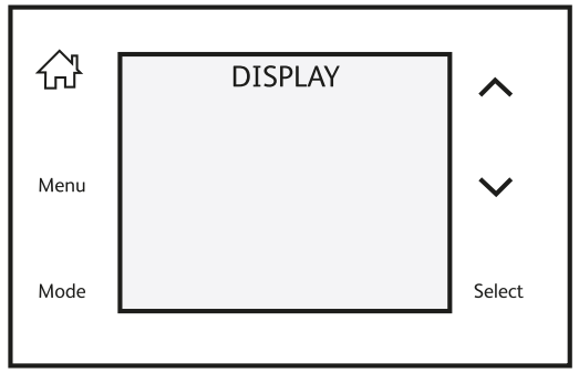 ESi Controls ESRTP4TOUCH Programmable Room Thermostat - Display Mode
